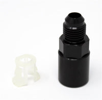 Torque Solution Push-On Quick Disconnect Adapter Fitting: 3/8in SAE to -6AN Male Flare