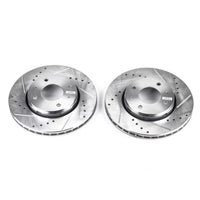 PowerStop Power Stop 00-04 Volvo S40 Front Evolution Drilled & Slotted Rotors - Pair
