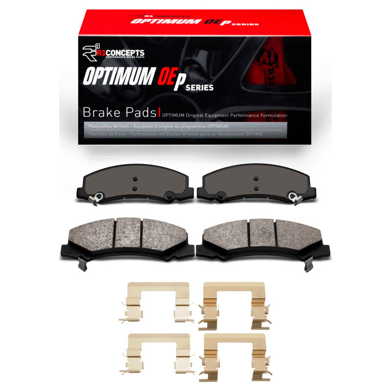R1 Concepts R1 2006-2016 Buick LaCrosse Front R1 Optimum OE Pads & Hardware Kit
