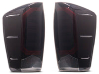 Raxiom 16-23 Toyota Tacoma Axial Series LED Tail Lights- Black Housing- Smoked Lens