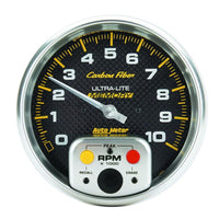 Autometer Ultra-Lite 2.625in Mechanical 100 PSI Oil Pressure Gauge - Carbon Fiber