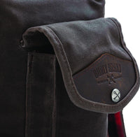 Burly Brand Voyager Sissy Bar Backpack - Dark Oak