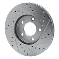 R1 Concepts R1 91-96 Chrysler Town & Country Front Left Drilled & Slotted Silver Brake Rotor