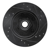 R1 Concepts R1 1982-1995 Buick Regal Front Left Drilled & Slotted Black Brake Rotor