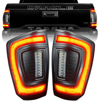 Oracle Lighting 16-23 Gen 3 Toyota Tacoma Black Series Flush Style LED Tail Lights
