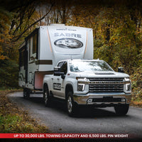 GEN-Y Hitch Gen-Y Nomad Static 5th Wheel to Gooseneck - 6.5K TW 30K Tow - Texture Black (1116/1621/1716 Frames)