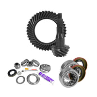 Yukon Gear & Axle Yukon Gear 9.75in Ford 3.73 Rear Ring & Pinion Install Kit Axle Bearings and Seal