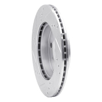 R1 Concepts R1 91-02 Saturn SC Front Right Drilled & Slotted Silver Brake Rotor