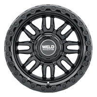 Weld Off-Road Swift 17x9in - 8x165.1 BP - ET-12 - 125.1mm CB - Gloss Black Wheel & Ring