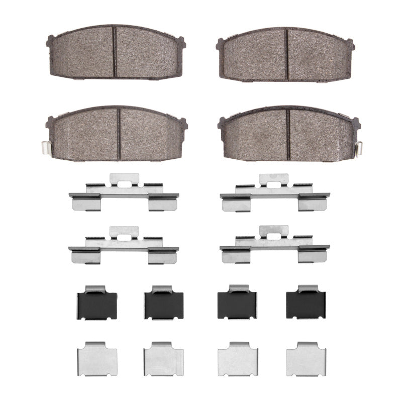 R1 Concepts R1 87-88 Nissan 200SX Front Semi Met Pads & Hardware Kit