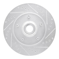 R1 Concepts R1 97-99 Ford F-150 RWD Front Right Drilled & Slotted Silver Brake Rotor