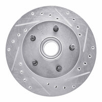 R1 Concepts R1 1983-1997 Ford AEROSTAR Front Right Drilled & Slotted Silver Brake Rotor