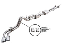AWE Tuning 16-22 Toyota Tacoma 0FG Cat-Back Exhaust w/ BashGuard - Dual Chrome Silver Tips