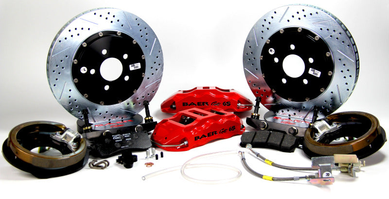 Baer Brakes 88-96 Chevrolet Corvette 14in Extreme+ Rear SDZ Brake Kit - Black