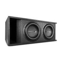 DS18 Dual 12in 2000 Watts RMS 2x ZXI12.4D Loaded Ported Enclosure w/ Subwoofer