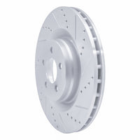 R1 Concepts R1 05-23 Chrysler 300 Front Right Drilled & Slotted Silver Brake Rotor