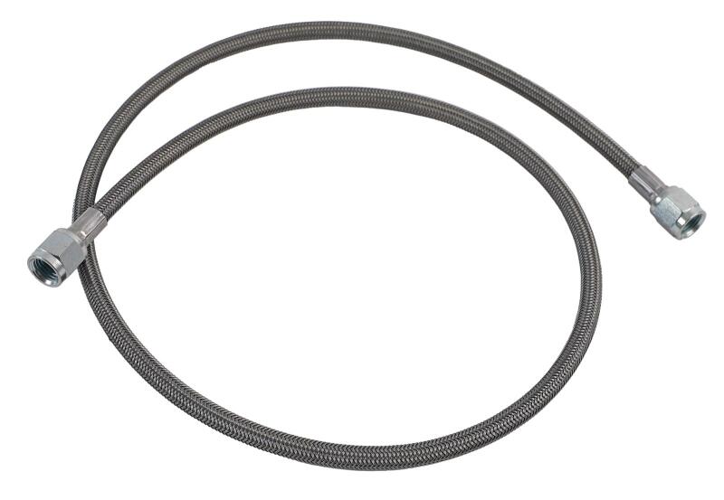 McLeod Racing McLeod Steel Braided Qwik Disconnects Line 5in - Female To 90 Degree An4