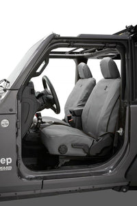 Bestop 20-23 Jeep Gladiator / 18-2023 Wrangler JL 4-Door Front Seat Covers (Charcoal)