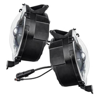 ORACLE Lighting Oracle Oculus Bi-LED Projector Headlights for Jeep JL/Gladiator JT Satin Silver 5500K