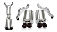 CORSA Performance Corsa 06-08 Corvette C6 Sport Cat-Back Dual Rear Exit w/ 3.5in Black PVD Tips
