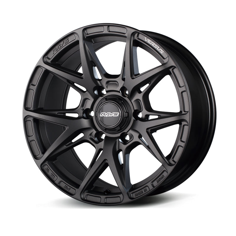 Versus VV21SX 17X8.0 +00 6x139.7 Matte Super Dark Gunmetal
