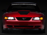 Raxiom 99-04 Ford Mustang Axial Series OE Style Headlights- Chrome Housing (Clear Lens)