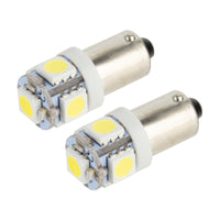 ORACLE Lighting Oracle BA9S 5 LED 3 Chip Bayonet Bulbs (Pair) - White