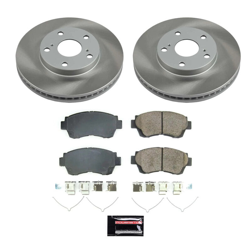 PowerStop Power Stop 00-01 Toyota Camry Front Semi-Coated Rotor Kit