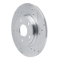 R1 Concepts R1 12-20 Chrysler Town & Country Rear Right Drilled & Slotted Silver Brake Rotor