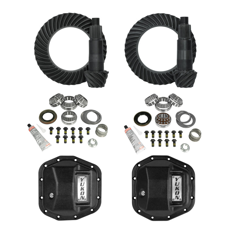 Yukon Gear & Axle Yukon Gear & Install Kit Package for Jeep Rubicon JL/JT w/D44 Front & Rear in a 4.88 Ratio Stage 2