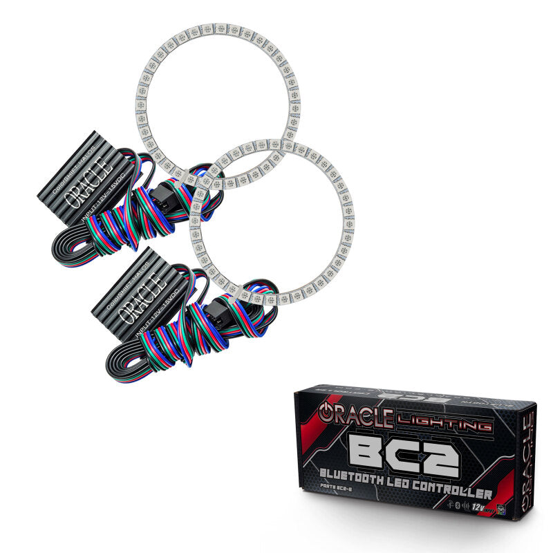 ORACLE Lighting Oracle Dodge Charger 11-14 Projector Halo Kit - ColorSHIFT w/ BC1 Controller