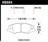 Hawk Performance Hawk 10-13 Range Rover/Range Rover Sport Supercharged LTS Front Brake Pads