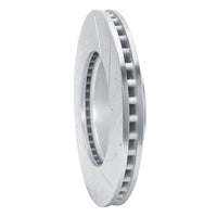 R1 Concepts R1 14-20 Cadillac CT6 Front Left Drilled & Slotted Silver Brake Rotor