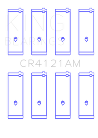 King Engine Bearings King GM DOHC 16 Valve / Toyota SOHC 8 Valve / DOHC 16 Valve (Size +0.25) Rod Bearing Set