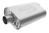 Borla CrateMuffler SBC Hot 350/383 2.5 inch Offset/Center 14in x 4.35in x 9in Oval Atak Muffler