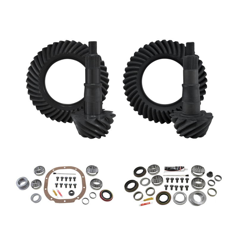 Yukon Gear & Axle Yukon Gear & Install Kit Package for 00-08 Ford F150 8.8in Front & Rear 4.56 Ratio