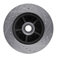 R1 Concepts R1 1988-1991 Chevrolet C1500 Front Left Drilled & Slotted Silver Brake Rotor