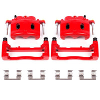 PowerStop Power Stop 08-16 Cadillac Escalade Front Red Calipers w/Brackets - Pair