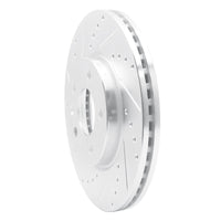 R1 Concepts R1 11-25 Buick Encore GX Front Left Drilled & Slotted Silver Brake Rotor