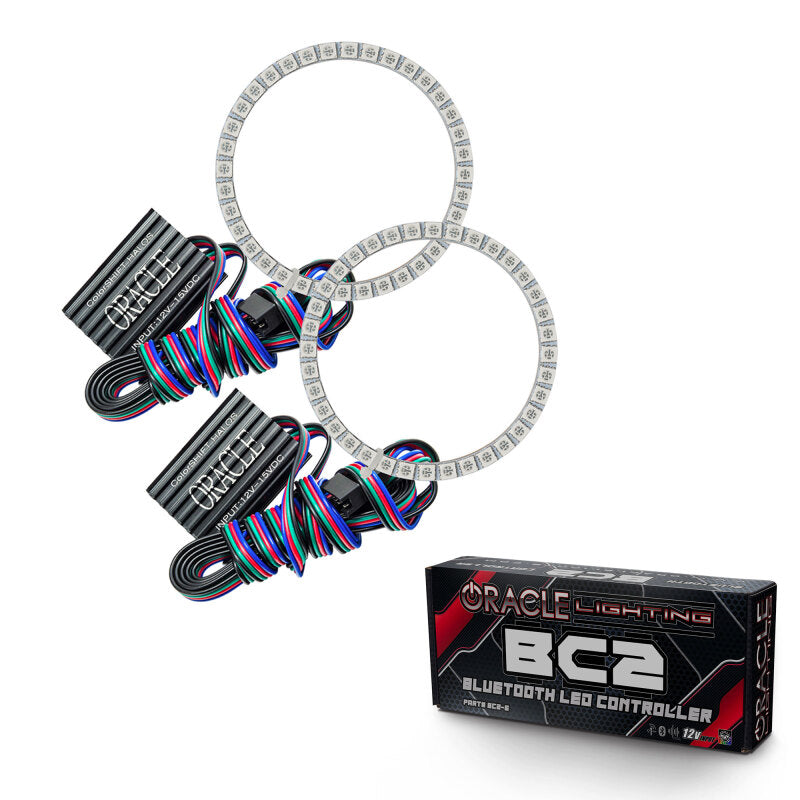 ORACLE Lighting Oracle Mitsubishi Lancer/Evo 08-16 Halo Kit - HID Projector - ColorSHIFT w/ BC1 Controller