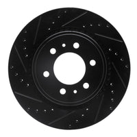 R1 Concepts R1 07-21 Ford Expedition Front Left Drilled & Slotted Black Brake Rotor