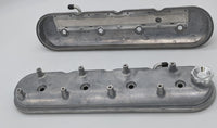 Granatelli Motor Sports Granatelli 96-22 GM LS Standard Valve Cover w/Angled Coil Mount - Cast Finish (Pair)