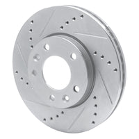 R1 Concepts R1 03-05 Kia SEDONA Front Left Drilled & Slotted Silver Brake Rotor