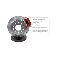 Baer Brakes Ford 9in Torino Bearing Housing Ends 10.5in Classic Series Rear Brake Kit