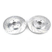 PowerStop Power Stop 03-09 Chrysler PT Cruiser Front Evolution Drilled & Slotted Rotors - Pair