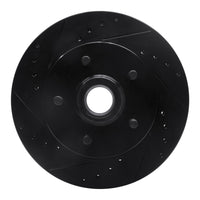 R1 Concepts R1 1992-2002 Chevrolet C1500 Suburban Front Left Drilled & Slotted Black Brake Rotor