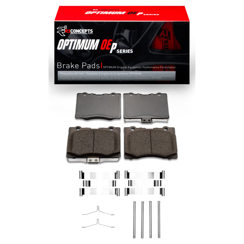 R1 Concepts R1 05-12 Acura RL Front Optimum OE Pads & Hardware Kit