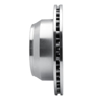 R1 Concepts R1 99-04 Ford F-350 Super Duty 4WD Rear Left Drilled & Slotted Silver Brake Rotor