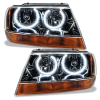 ORACLE Lighting Oracle 99-04 Jeep Grand Cherokee SMD HL - Black - ColorSHIFT w/ BC1 Controller