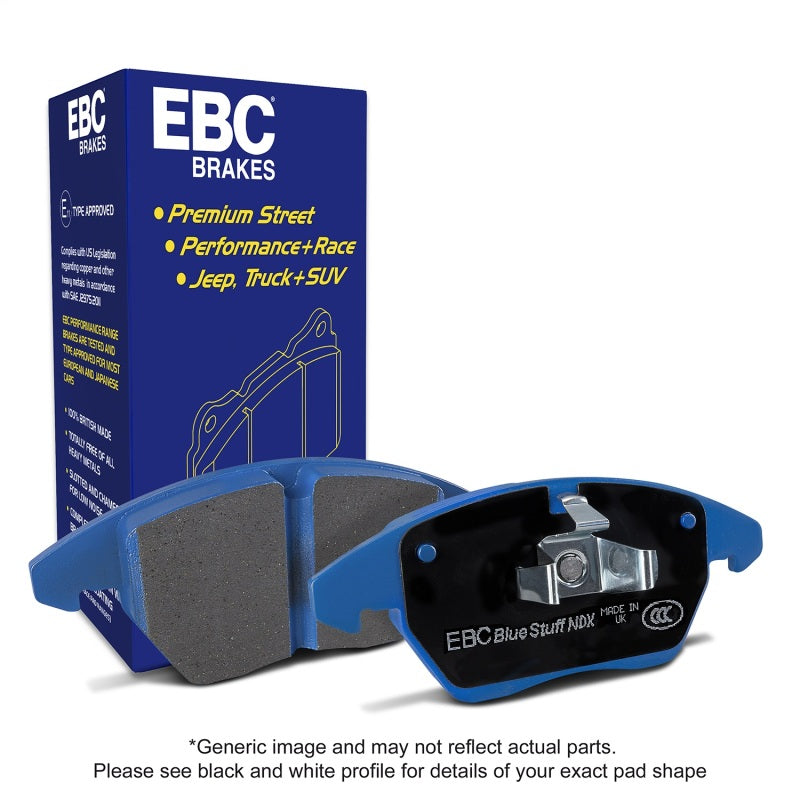 EBC 2015+ Mercedes-Benz C63 S AMG (W205) 4.0L Twin Turbo Bluestuff Rear Brake Pads